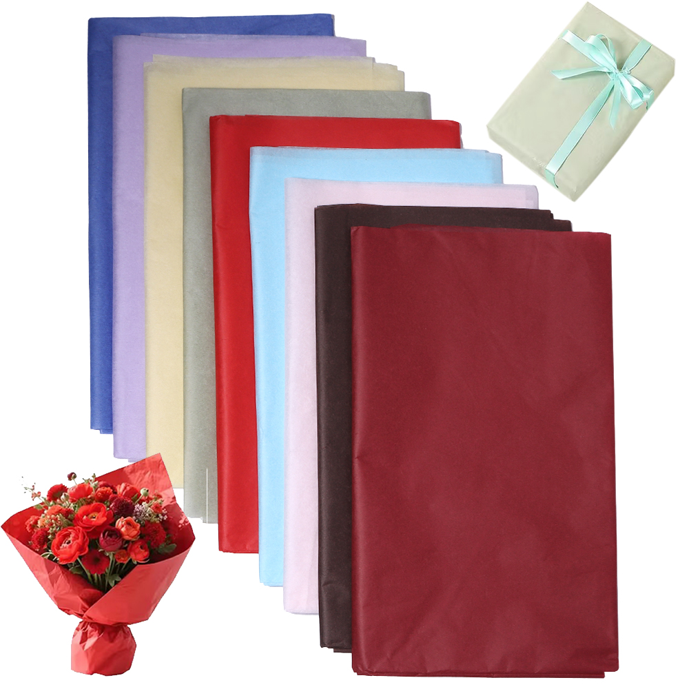 Supply For Florist - 20pcs Colorful Tissue Paper Gifts Flower
