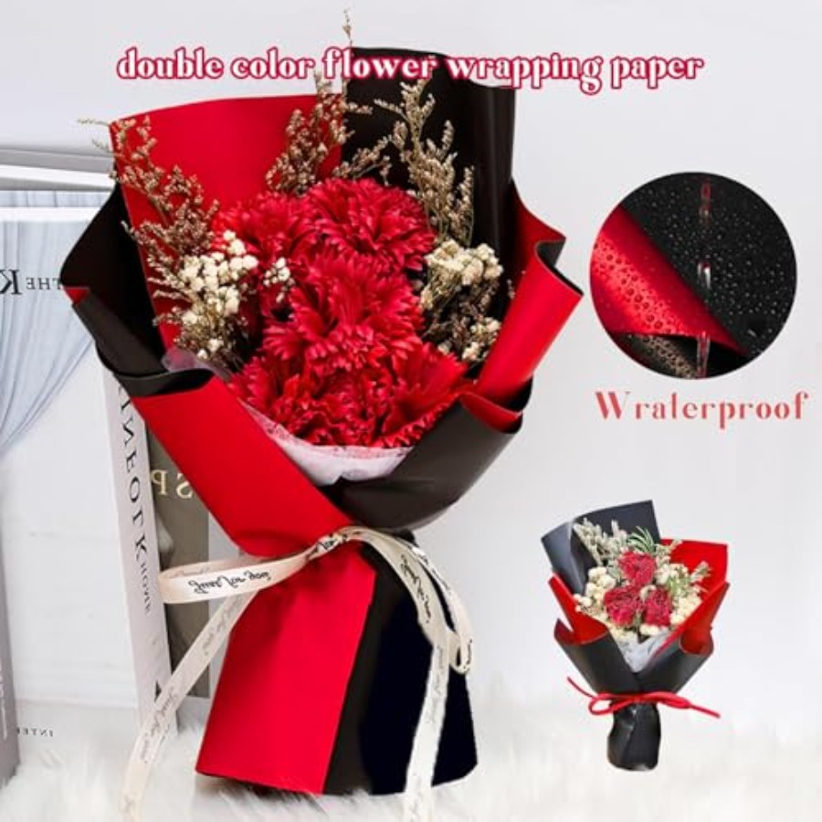 20 Sheets Flower Wrapping Pape - Supply For Florist recensie en prijs