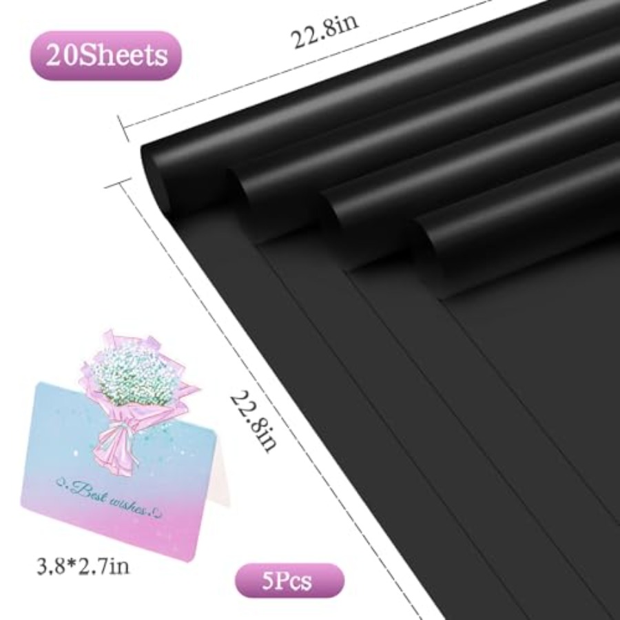 20 Sheets Flower Wrapping Pape - Supply For Florist recensie en prijs