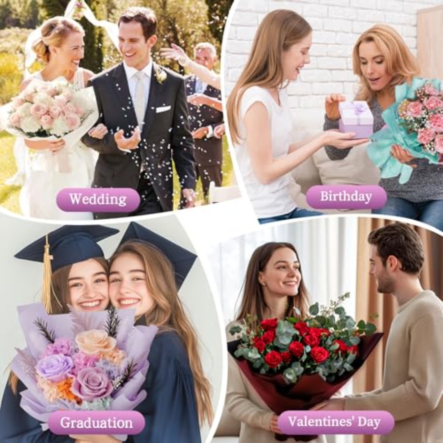 20 Sheets Flower Wrapping Pape - Supply For Florist recensie en prijs