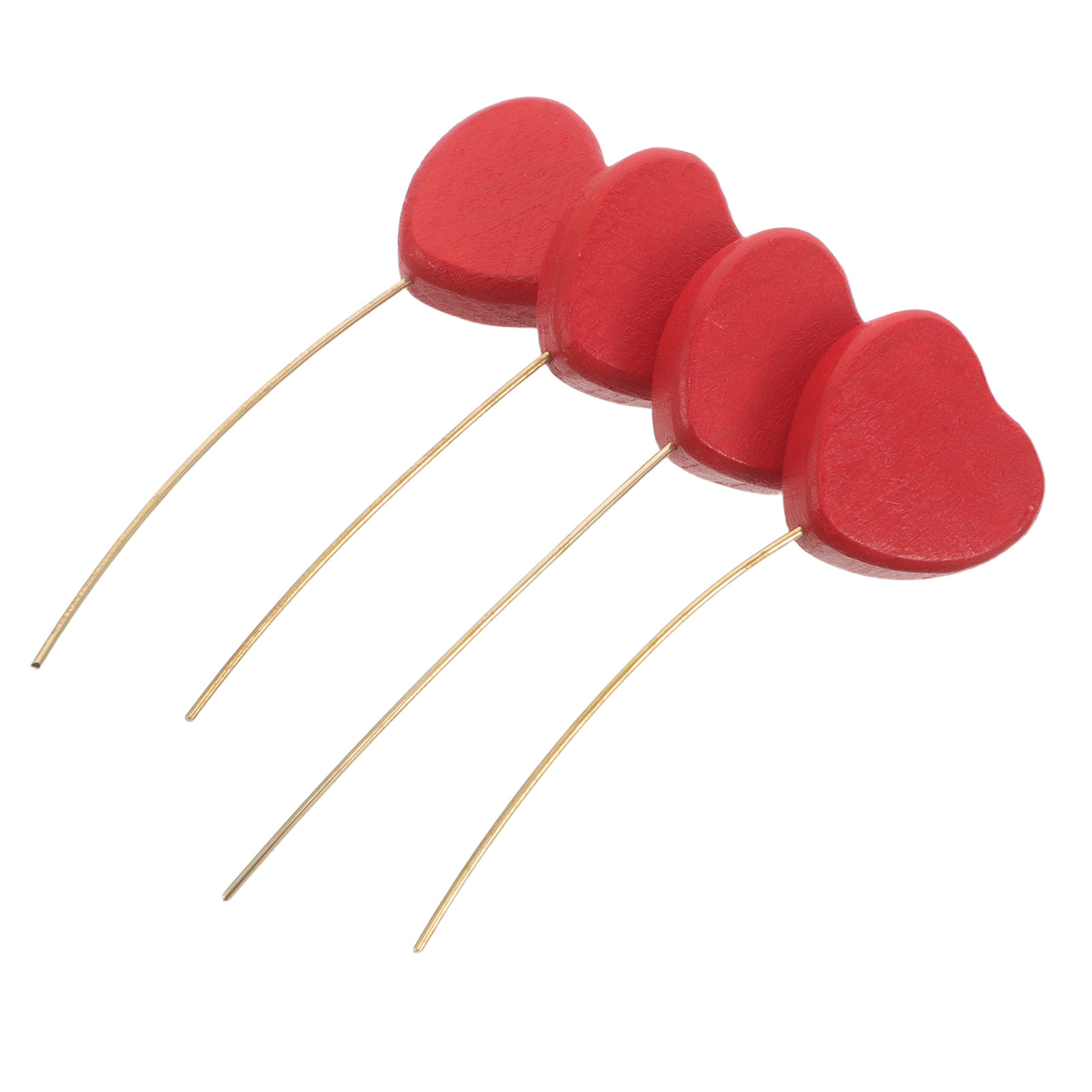 6Pcs Wooden Heart Picks Heart  - Floral Picks Wood recensie en prijs