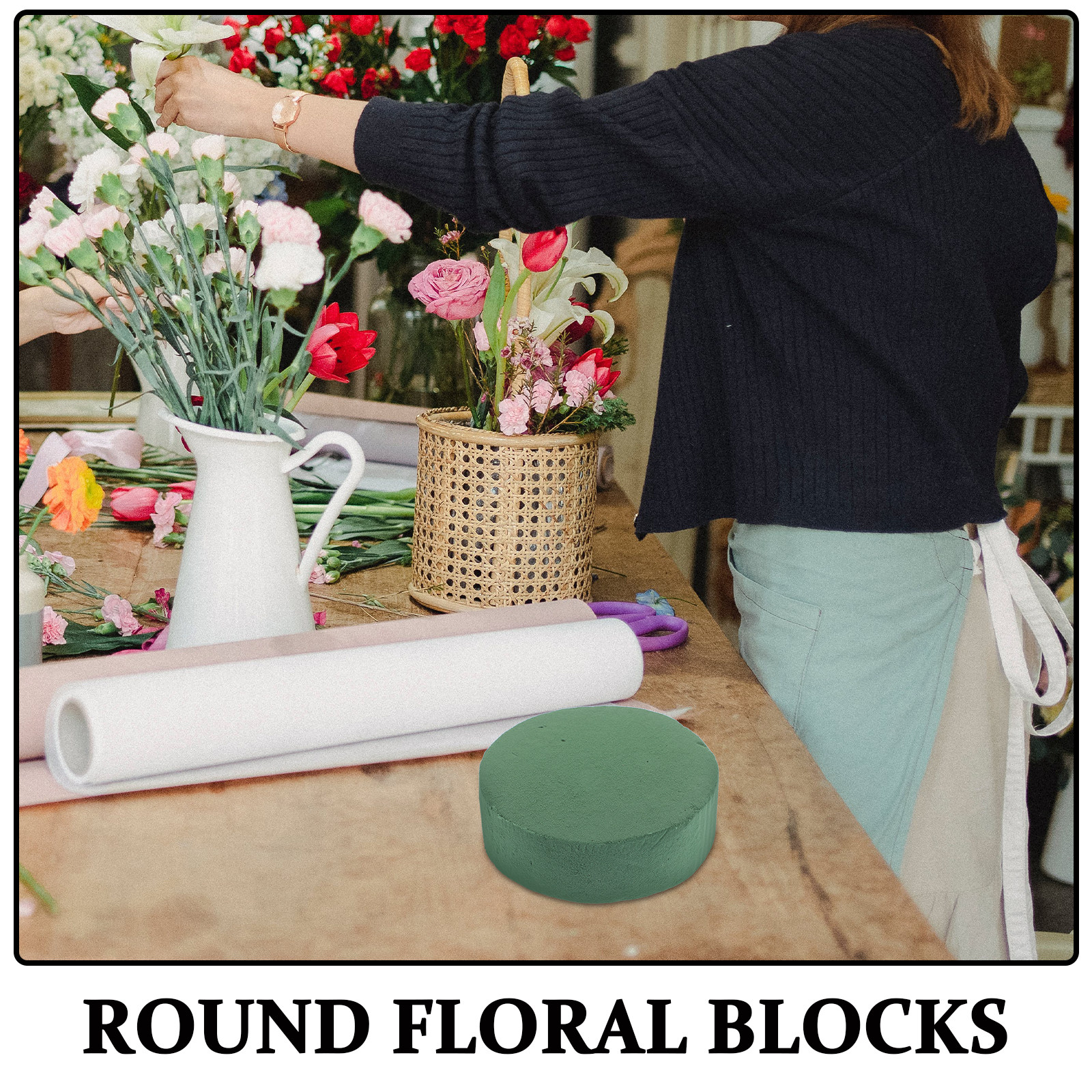 6Pcs Round Floral Foam Blocks  - Supply For Florist recensie en prijs