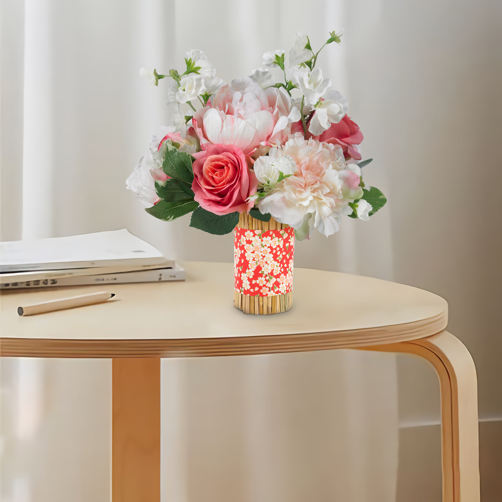Straw Craft Decorative Vase Dr - Supply For Florist recensie en prijs
